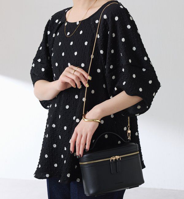  「【PAPILLONNER/パピヨネ】ミラー付きミニバニティバッグ/セレモニー」|その他|