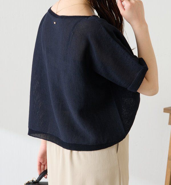  「シャーリーカーンハーフスリーブニット」|ニット・セーター|