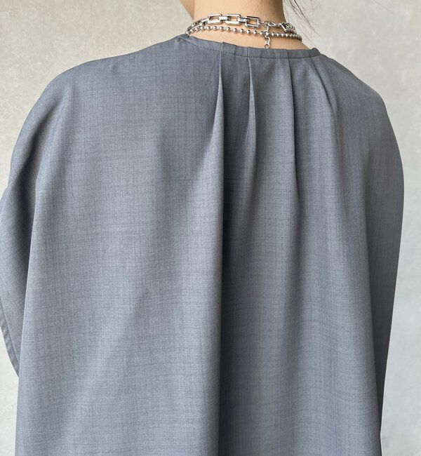  「【WEB限定】サークルドレープベスト」|ベスト・ジレ|