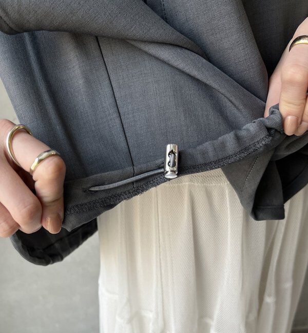  「【WEB限定】サークルドレープベスト」|ベスト・ジレ|