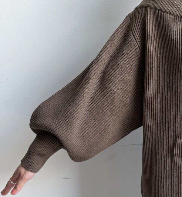  「フロントジップニット」|ニット・セーター|