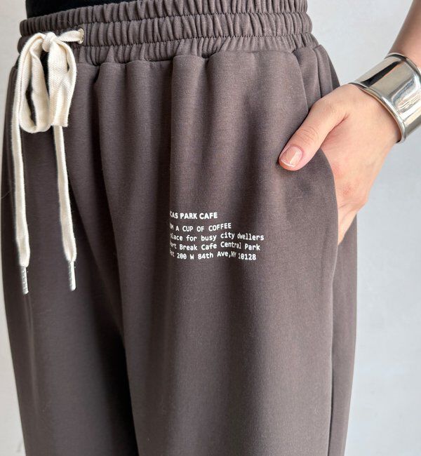 「【WEB限定】ロゴトラックパンツ」|チノ|