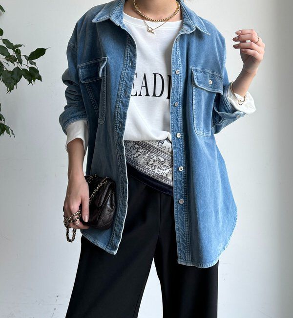  「前後ロゴポンチョプルオーバー」|Tシャツ・カットソー|