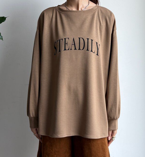  「前後ロゴポンチョプルオーバー」|Tシャツ・カットソー|