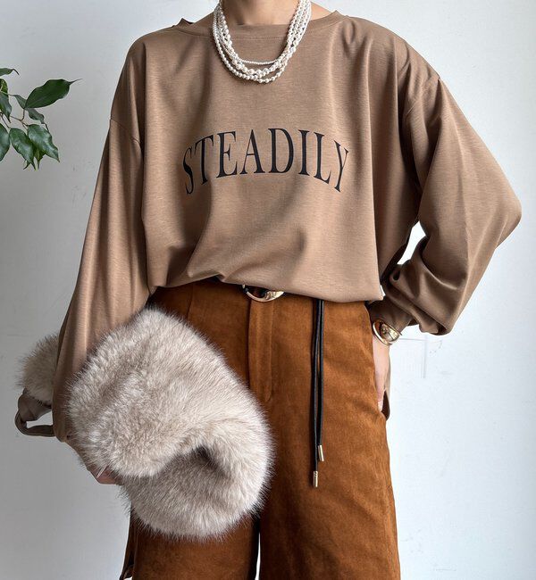  「前後ロゴポンチョプルオーバー」|Tシャツ・カットソー|