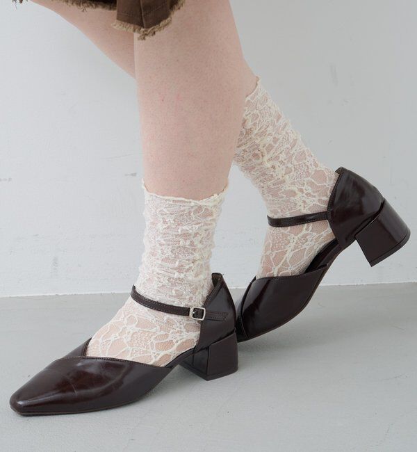  「クロスストラップパンプス」|パンプス|