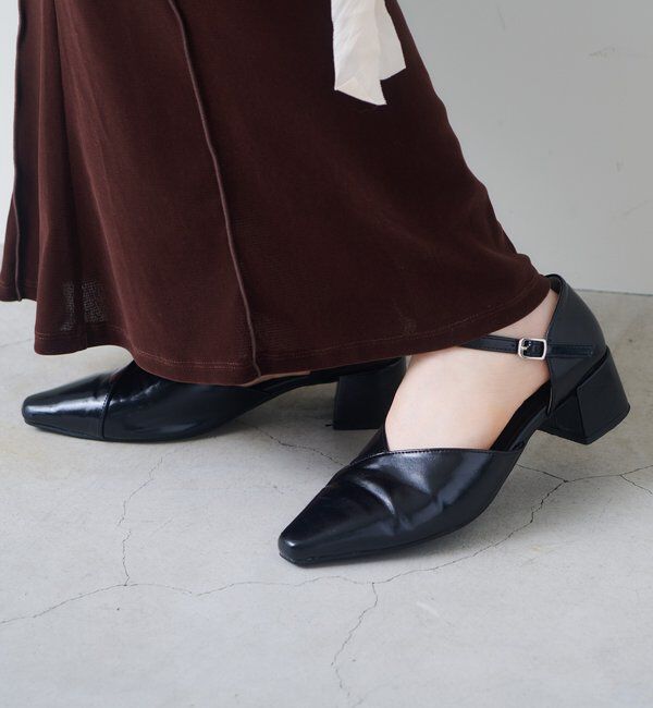  「クロスストラップパンプス」|パンプス|