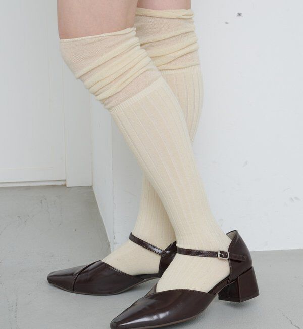  「【新色追加】2WAYハイソックス」|ソックス|