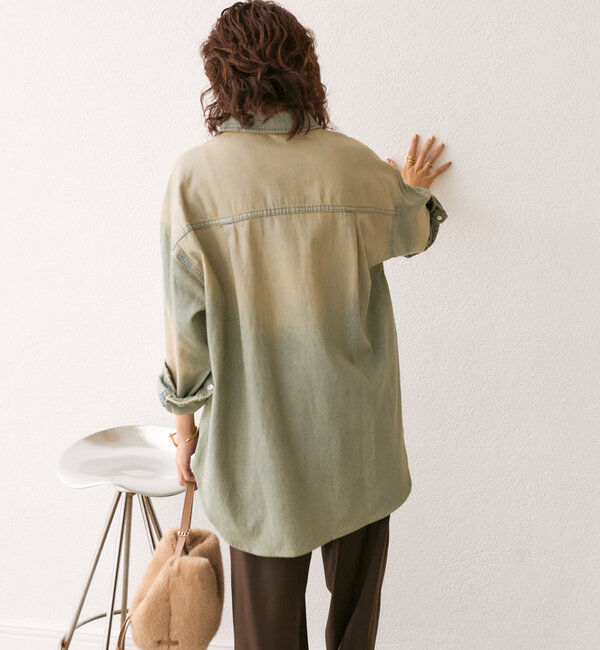  「【ベストセラー】【MONN.:.(モン)】ビッグデニムシャツ」|シャツ・ブラウス|