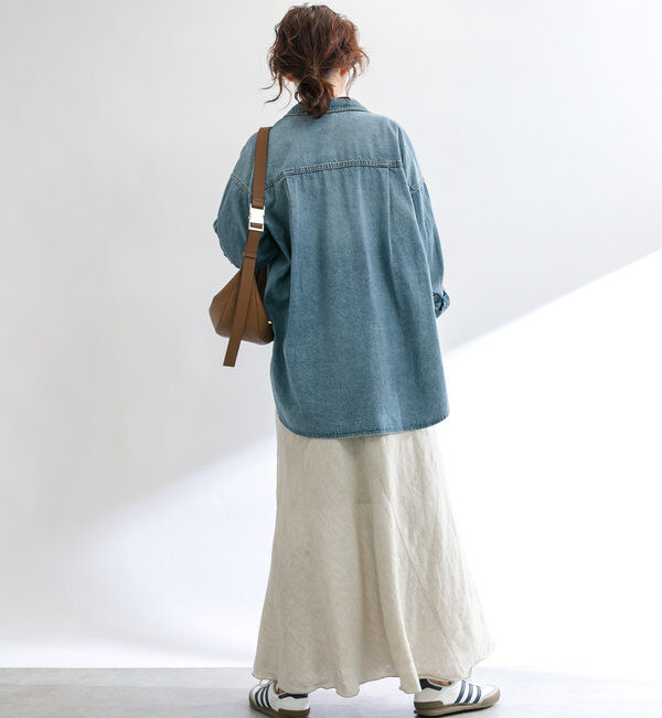  「【ベストセラー】【MONN.:.(モン)】ビッグデニムシャツ」|シャツ・ブラウス|