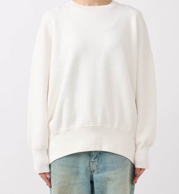  「【セットアップ対応】コットンスムースラウンドヘムニット」|ニット・セーター|