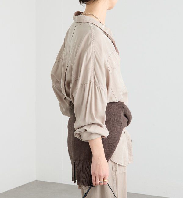  「【セットアップ可】ガーメントダイワイドシャツ」|シャツ・ブラウス|