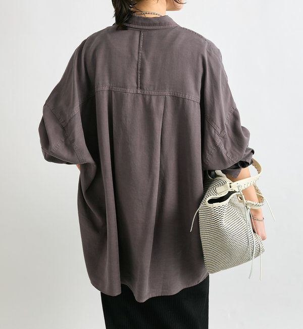  「【セットアップ可】ガーメントダイワイドシャツ」|シャツ・ブラウス|