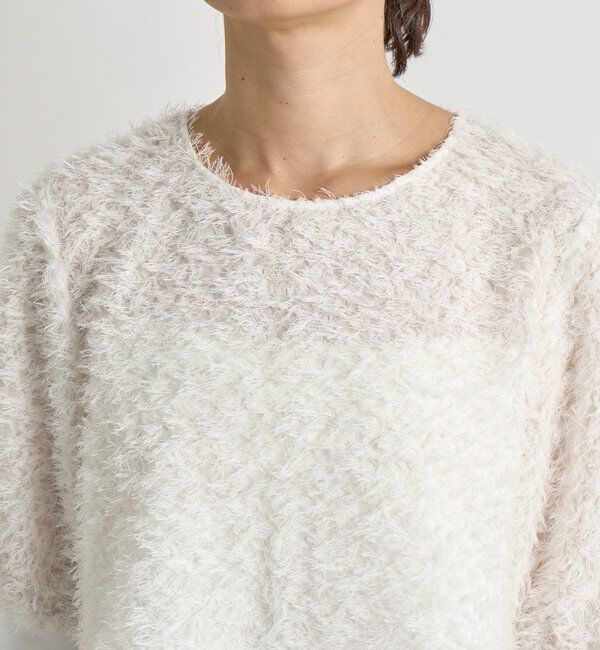  「【着映え】リブ付きフリンジブラウス」|シャツ・ブラウス|