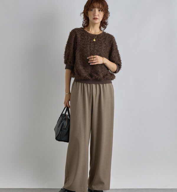  「【着映え】リブ付きフリンジブラウス」|シャツ・ブラウス|