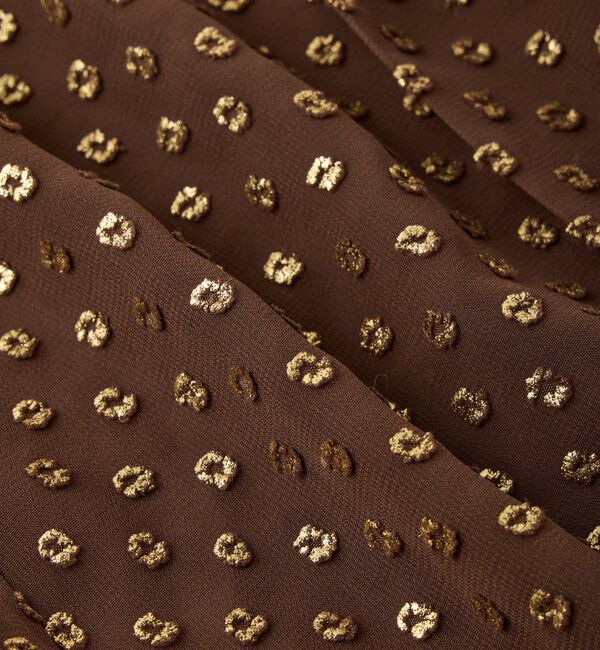  「【上品に華やぐ】フォイルドットボウタイブラウス」|シャツ・ブラウス|