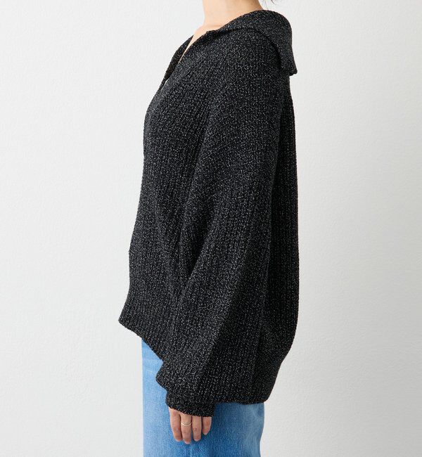  「【抜け感のある着こなしに】メランジスキッパーニット」|ニット・セーター|