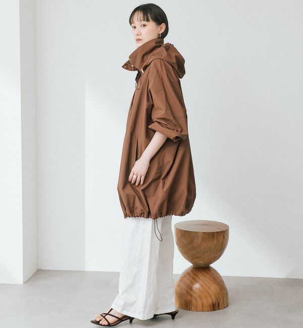  「【花粉ガード・撥水加工・UVカット機能】ドルマンフーディライトコート」|その他|