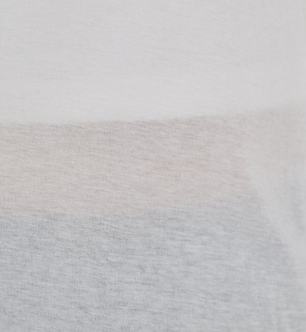  「シアーUネックロンT」|Tシャツ・カットソー|