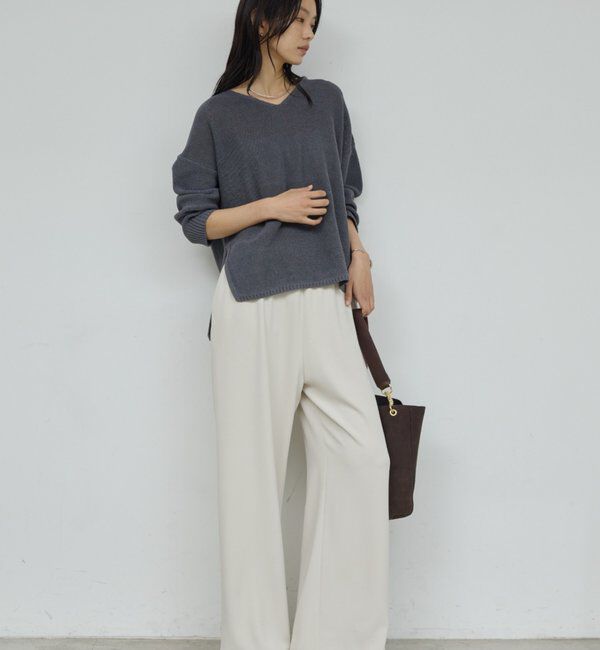  「【即戦力パンツ】【3サイズ展開】ワイドイージーパンツ」|チノ|