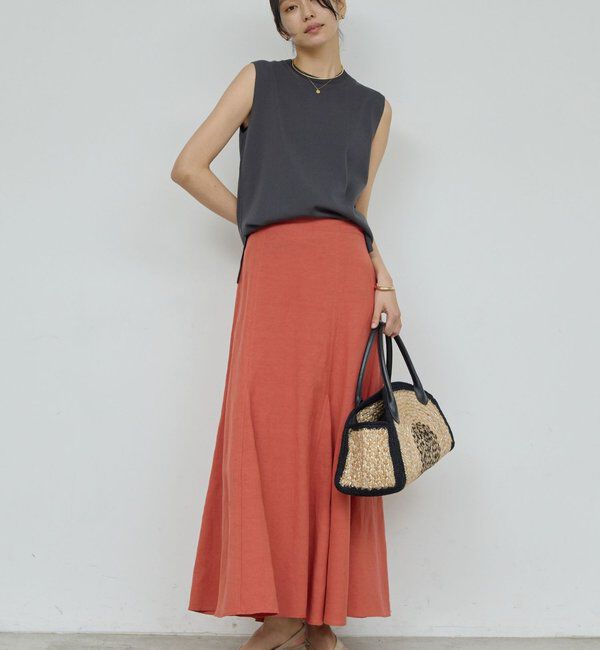  「リネンマチフレアスカート」|スカート|
