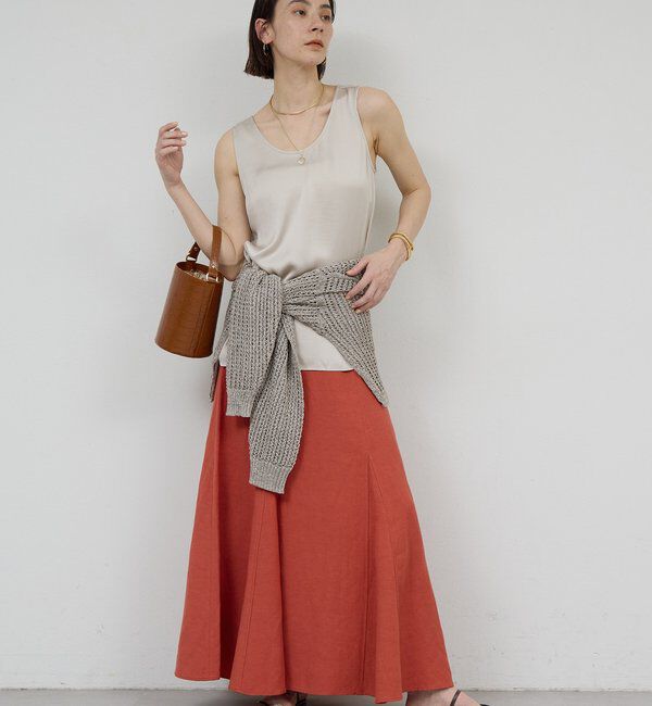  「リネンマチフレアスカート」|スカート|