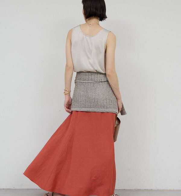  「リネンマチフレアスカート」|スカート|