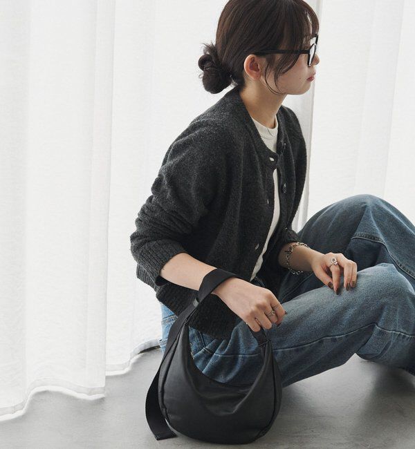  「ソフトレザーラウンドショルダーバッグ」|ショルダー・メッセンジャー|