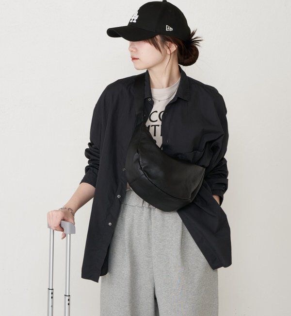  「ソフトレザーラウンドショルダーバッグ」|ショルダー・メッセンジャー|