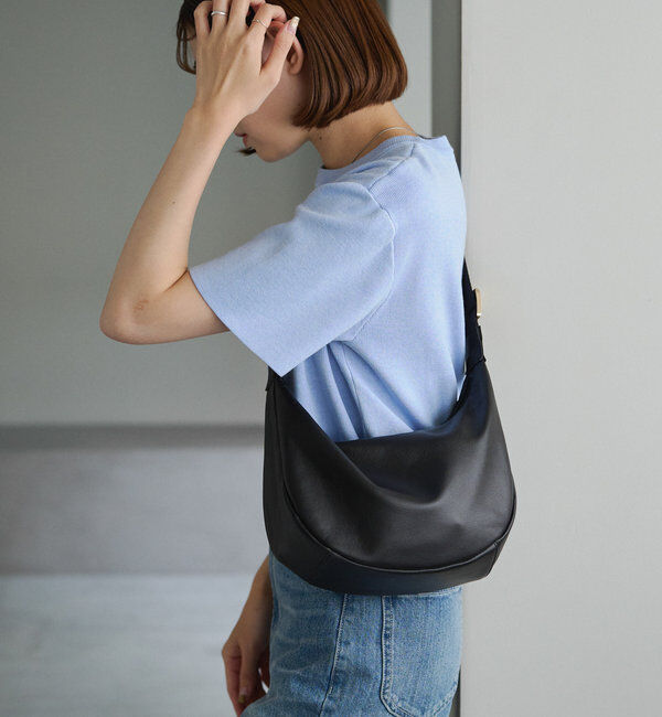  「ソフトレザーラウンドショルダーバッグ」|ショルダー・メッセンジャー|