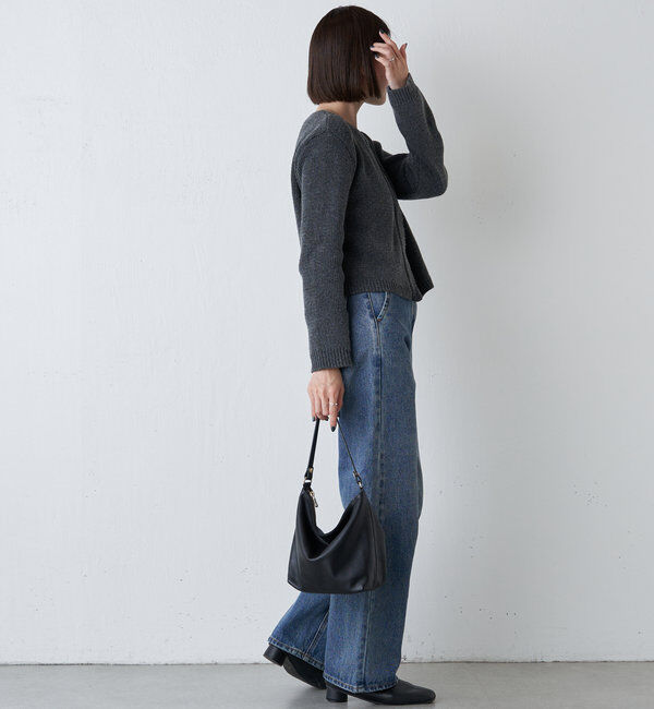  「ソフトレザーシンプルショルダーバッグ 」|ショルダー・メッセンジャー|