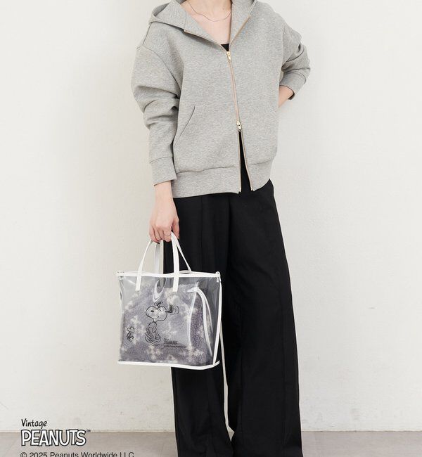  「【再値下げ】《PEANUTS&times;russetコラボ》クリアトート&times;巾着セットバッグ」|トートバッグ|