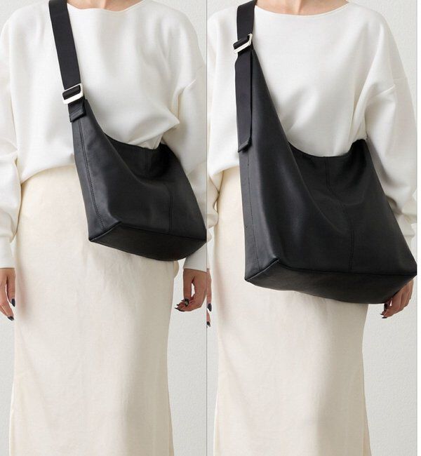  「レザーホーボーバッグ M」|ショルダー・メッセンジャー|