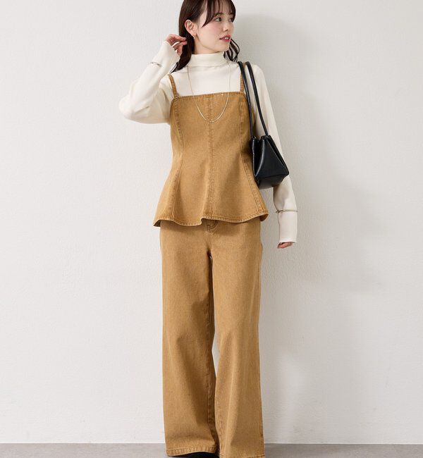  「裾スリットフレアデニム」|デニム|