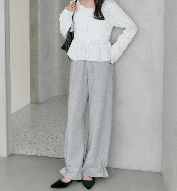  「シャーリングペプラム TOPS」|シャツ・ブラウス|