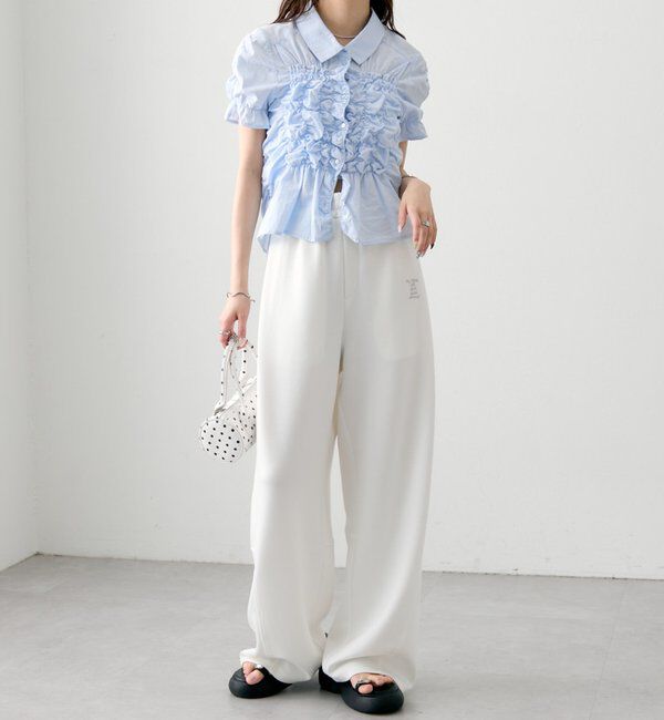  「タックカーブスウェットパンツ」|チノ|