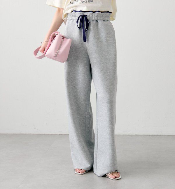  「タックカーブスウェットパンツ」|チノ|