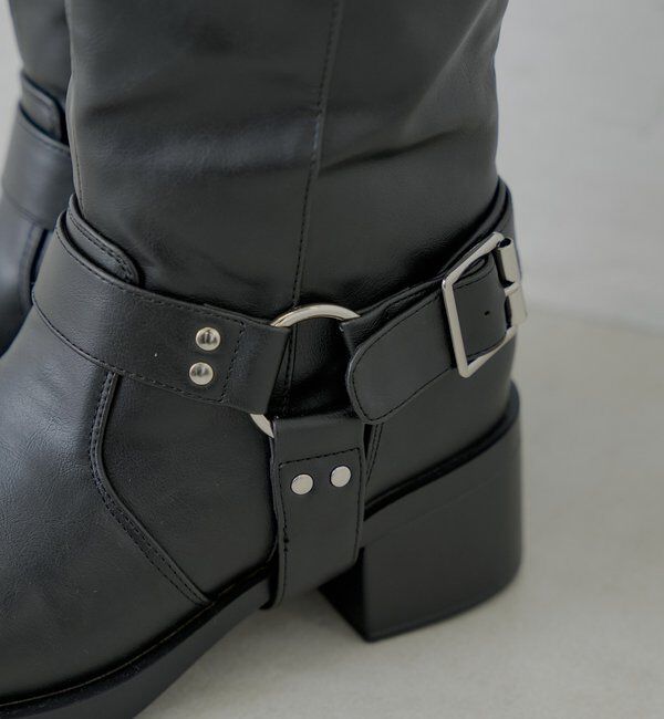  「2wayロング丈エンジニアブーツ」|ロングブーツ|