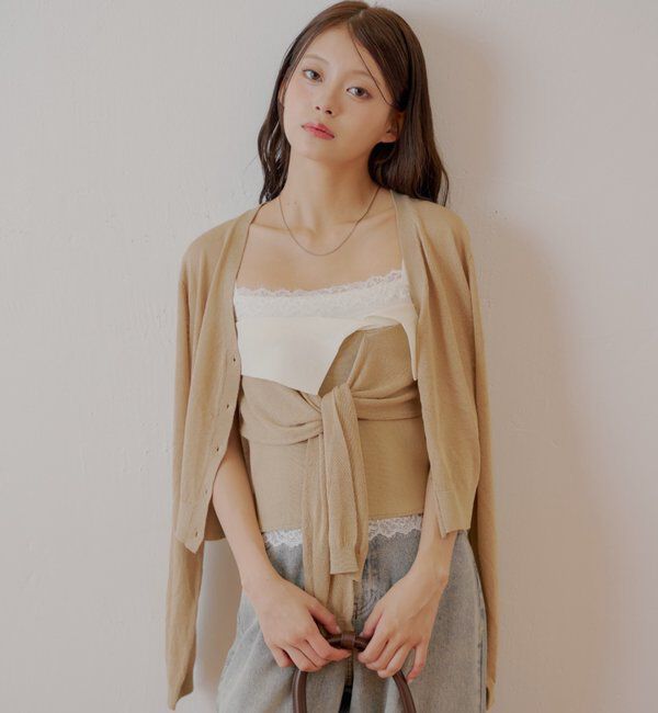  「シアーカーディガン+ねじりシャツドッキングベアセット」|カーディガン|