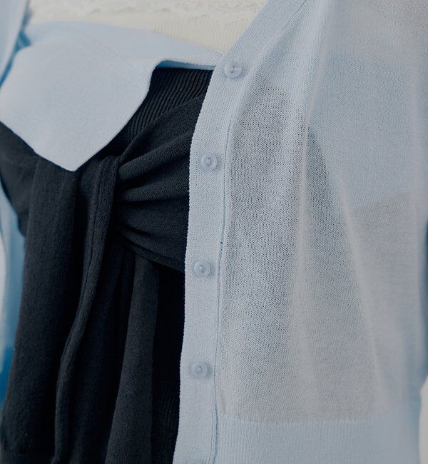  「シアーカーディガン+ねじりシャツドッキングベアセット」|カーディガン|