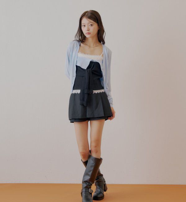  「シアーカーディガン+ねじりシャツドッキングベアセット」|カーディガン|