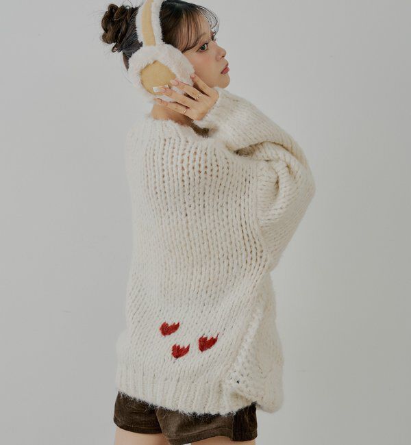  「ビッグケーブルルーズミニワンピース」|ワンピース|