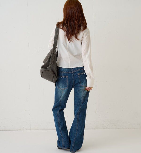  「スタースタッズフレアデニム」|デニム|