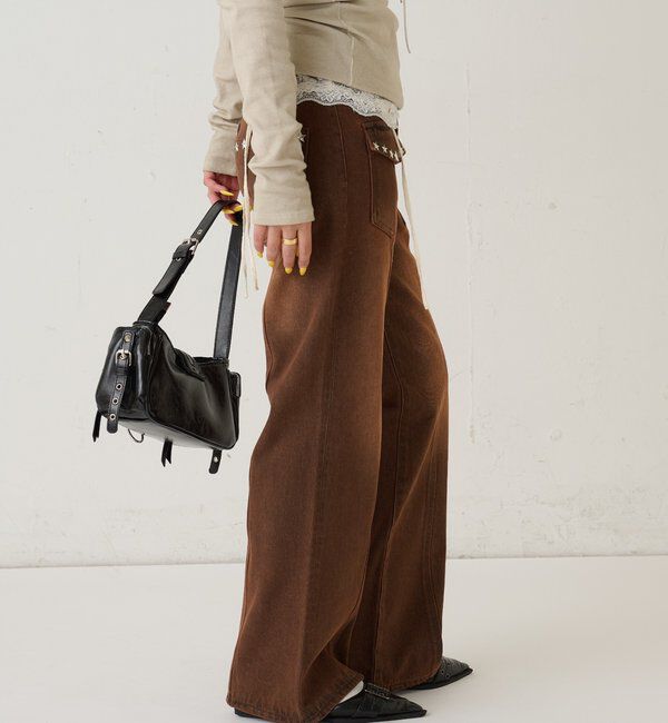  「スタースタッズフレアデニム」|デニム|