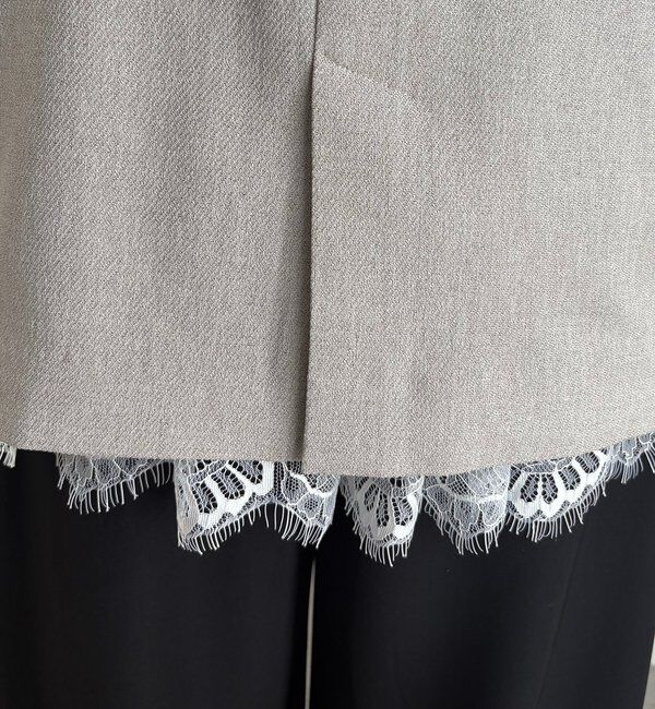  「【防シワ/手洗い可/伸縮性◎】〈C.L〉リネンタッチハーフスリーブジャケット」|ベスト・ジレ|