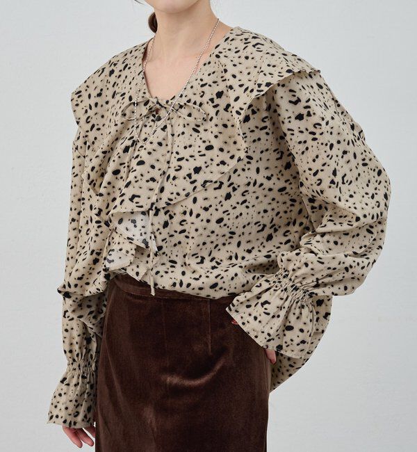  「フリルカラーブラウス」|シャツ・ブラウス|