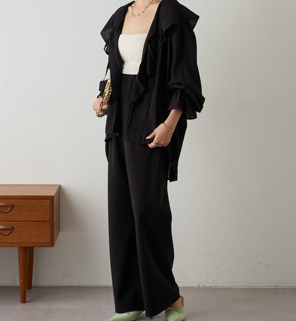  「フリルカラーブラウス」|シャツ・ブラウス|