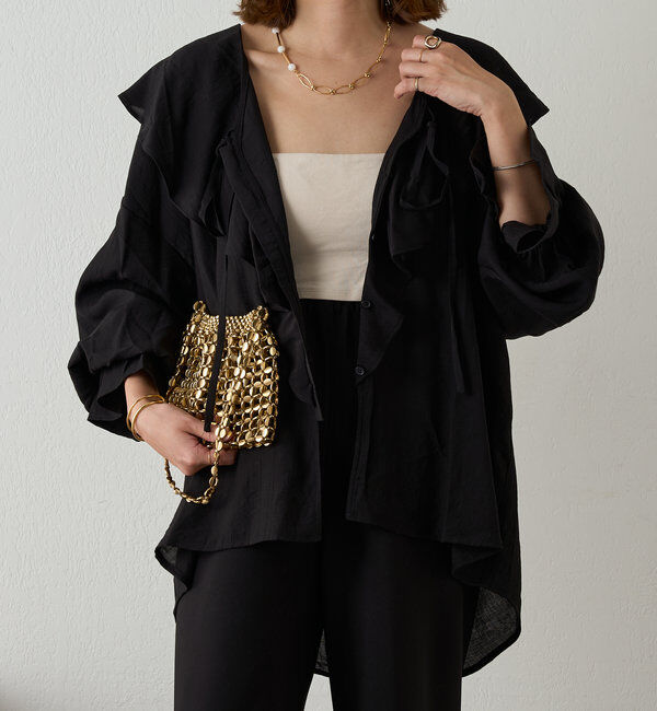  「フリルカラーブラウス」|シャツ・ブラウス|