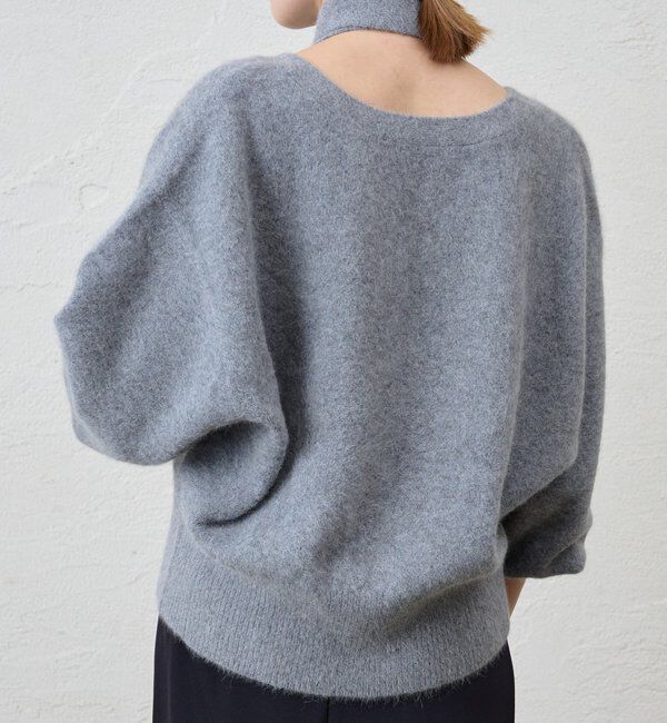  「ファーウールタイ付きカーディガン」|カーディガン|