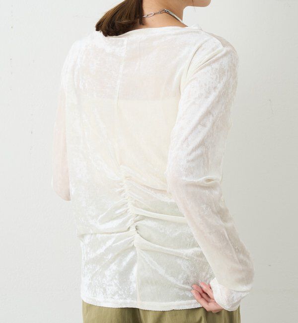  「シアーベロアトップス」|Tシャツ・カットソー|